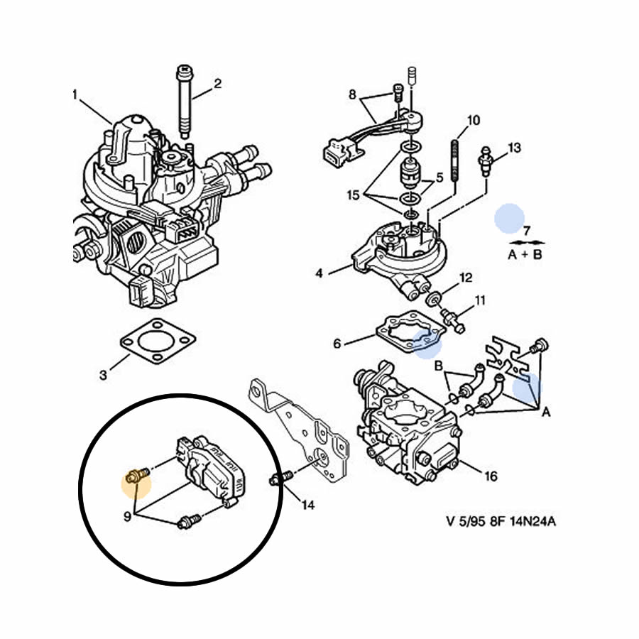 MOTOR REGULADOR INYECCION(RALENTI)